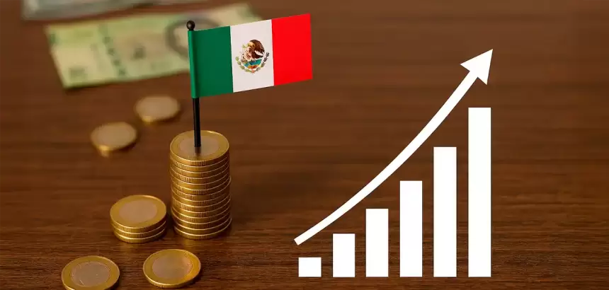 El PIB de México crece mucho más de lo esperado. Imagen referente a la economía mexicana. Creada con inteligencia artificial, únicamente con fines ilustrativos. Foto: JLMNoticias.