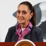 La presidenta de México, Claudia Sheinbaum, pronunciándose sobre Javier 'Chicharito' Hernández. Foto: JLMNoticias / El Universal / Carlos Mejía.