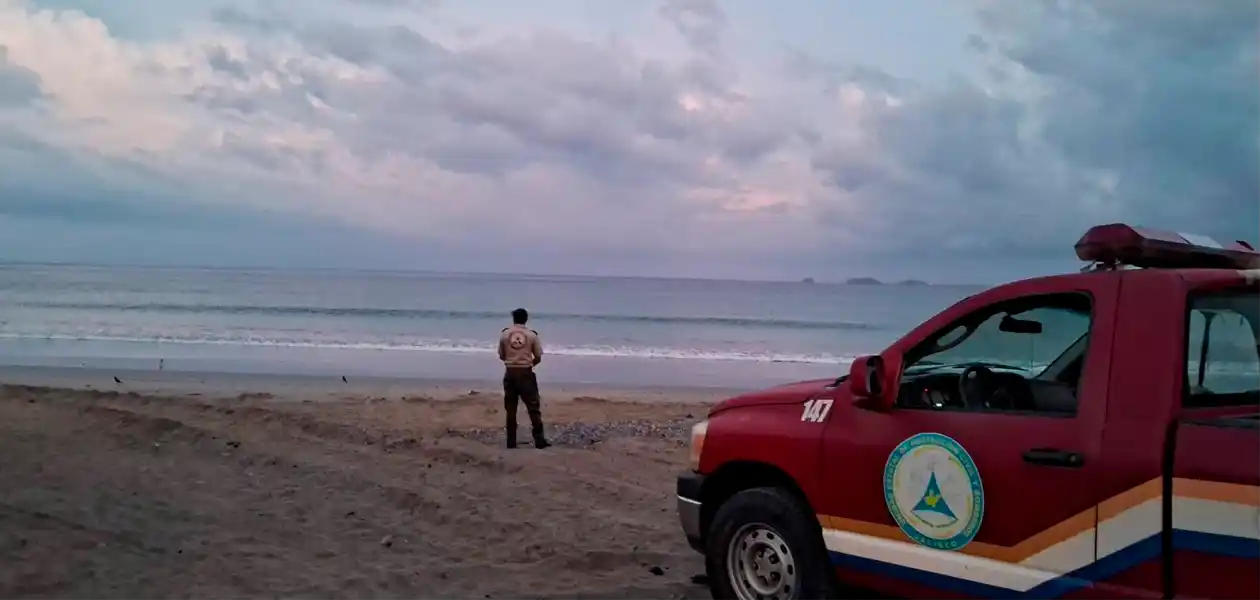 Así amaneció Manzanillo, Colima, tras la alerta de tsunami levantada en el Pacífico luego del terremoto magnitud 8.8 en Rusia. Foto: JLMNoticias / Protección Civil.