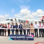 Aguascalientes y La Paz ya están conectados por vuelo directo. TAR Aerolíneas inaugura una nueva ruta aérea que operará cuatro días a la semana, con tarifas desde mil 200 pesos. Foto: JLMNoticias / Especial / Gobierno de Aguascalientes.