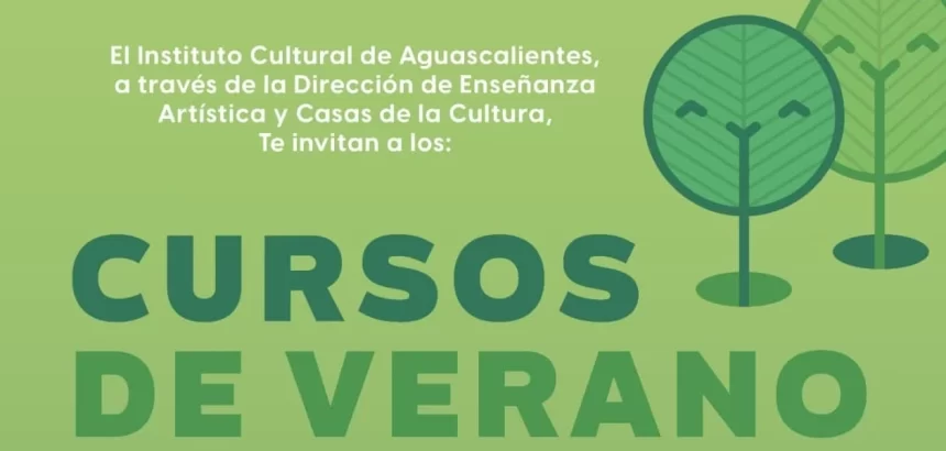 El Instituto Cultural de Aguascalientes ofrece cursos de verano del 21 de julio al 15 de agosto para niñas, niños, jóvenes y adultos.