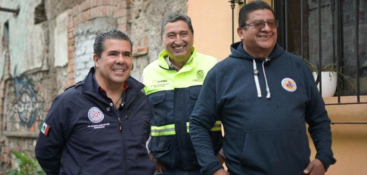 Supervisan fincas antiguas en Aguascalientes para prevenir colapsos por lluvias; participan Protección Civil, INAH y Obras Públicas.
