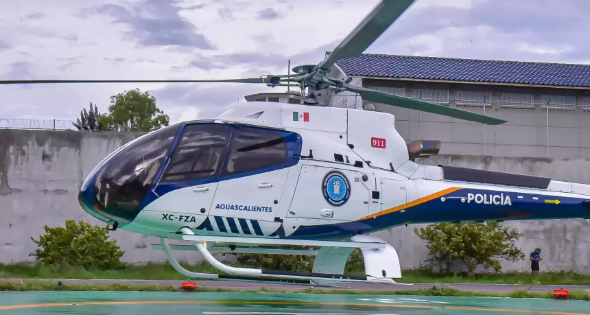 Reinicia operaciones el helicóptero Fuerza Uno en Aguascalientes para reforzar el Blindaje Estatal con patrullajes, emergencias y sobrevuelos estratégicos.
