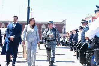 Tere Jiménez entrega 50 patrullas al municipio de Aguascalientes para reforzar operativos y fortalecer la seguridad en zonas prioritarias.