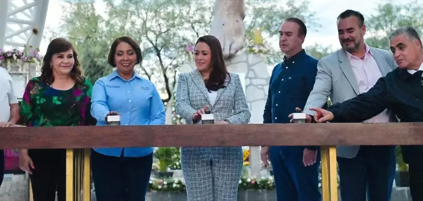 Tere Jiménez entrega obras en el Santuario del Cristo Roto en San José de Gracia con velaria e iluminación para fortalecer el turismo y economía local.