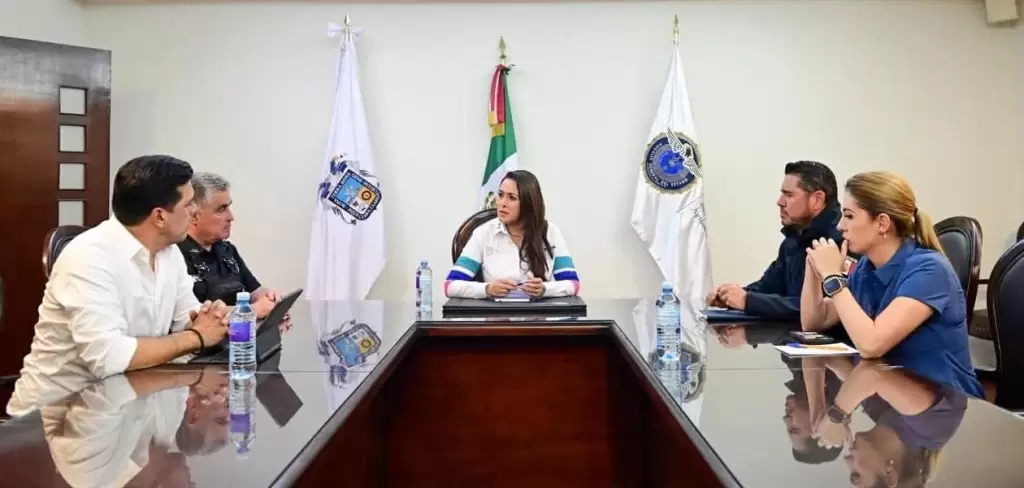 Tere Jiménez reconoce a corporaciones de seguridad por operativo en Rincón de Romos y reitera coordinación para mantener la paz en Aguascalientes.