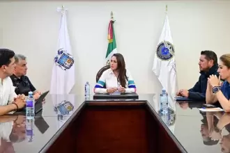 Tere Jiménez reconoce a corporaciones de seguridad por operativo en Rincón de Romos y reitera coordinación para mantener la paz en Aguascalientes.