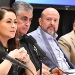 Tere Jiménez se reúne con CANACO para reforzar seguridad en zonas comerciales de Aguascalientes y coordinar acciones con corporaciones de seguridad.