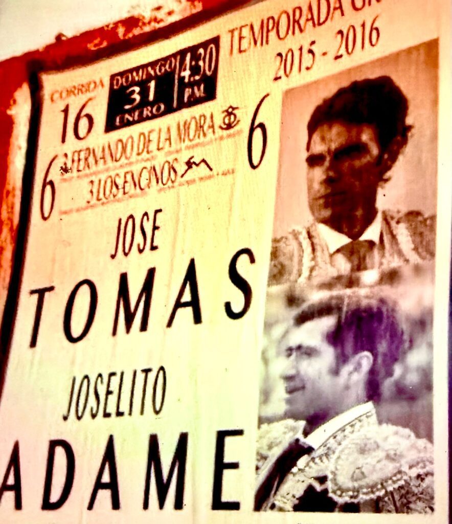 A Jose Tomas le falto al respeto con todo respeto… en las tres unicas corridas cuando coincidieron Adame se le fue por delante