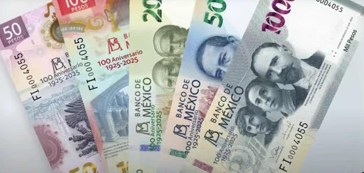 Billetes conmemorativos por el Centenario de la Fundación del Banco de México