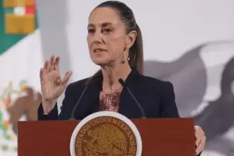 Sheinbaum dijo que el Gabinete de Seguridad informará sobre la investigación del asesinato del delegado de la FGR en Tamaulipas, Ernesto Vázquez Reyna. Foto Gabriel Pano El-Universal