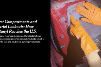 De acuerdo con el documental difundido por el medio The New York Times, el Cártel de Sinaloa actualiza sus mecanismos para lograr el tráfico de fentanilo a los Estados Unidos.