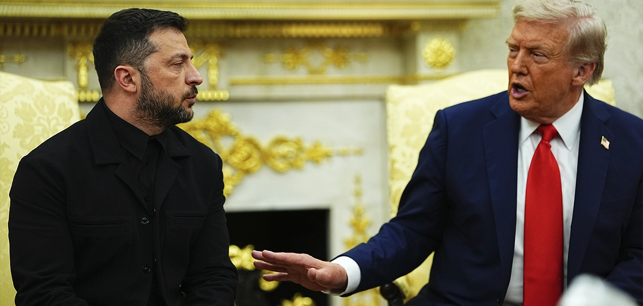Donald Trump ofreció con su homólogo ucraniano Volodímir Zelenski una rueda de prensa previo a la reunión con Líderes Europeos