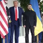 El presidente de Estados Unidos, Donald Trump, recibió en la Casa Blanca al presidente de Ucrania, Volodímir Zelenski