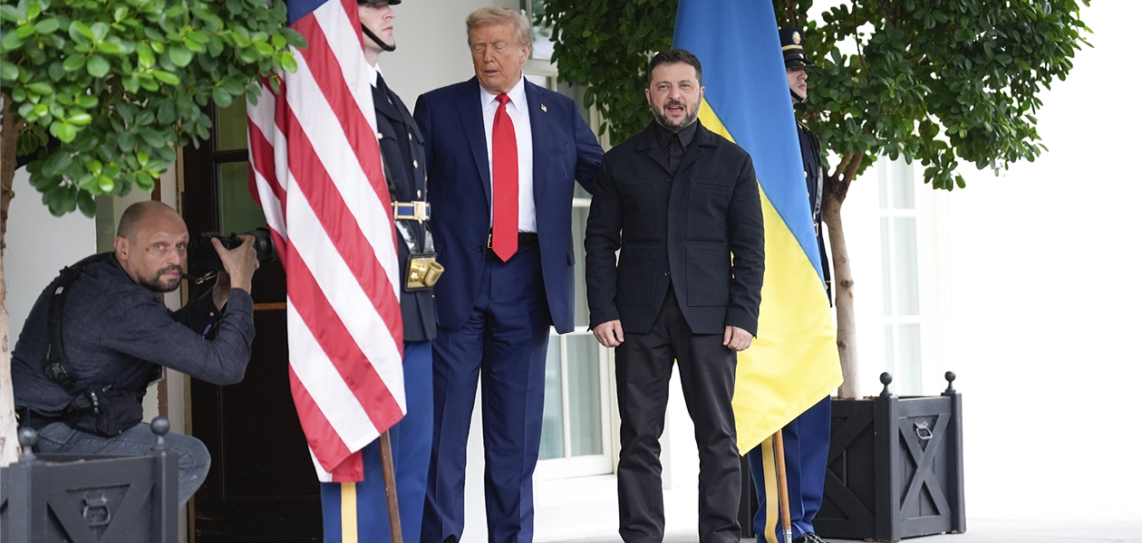 El presidente de Estados Unidos, Donald Trump, recibió en la Casa Blanca al presidente de Ucrania, Volodímir Zelenski