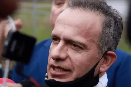 En sus primeras declaraciones al salir del Altiplano, Israel Vallarta insta a Carlos Loret de Mola a hablar de frente. Foto EFE Felipe Gutierrez