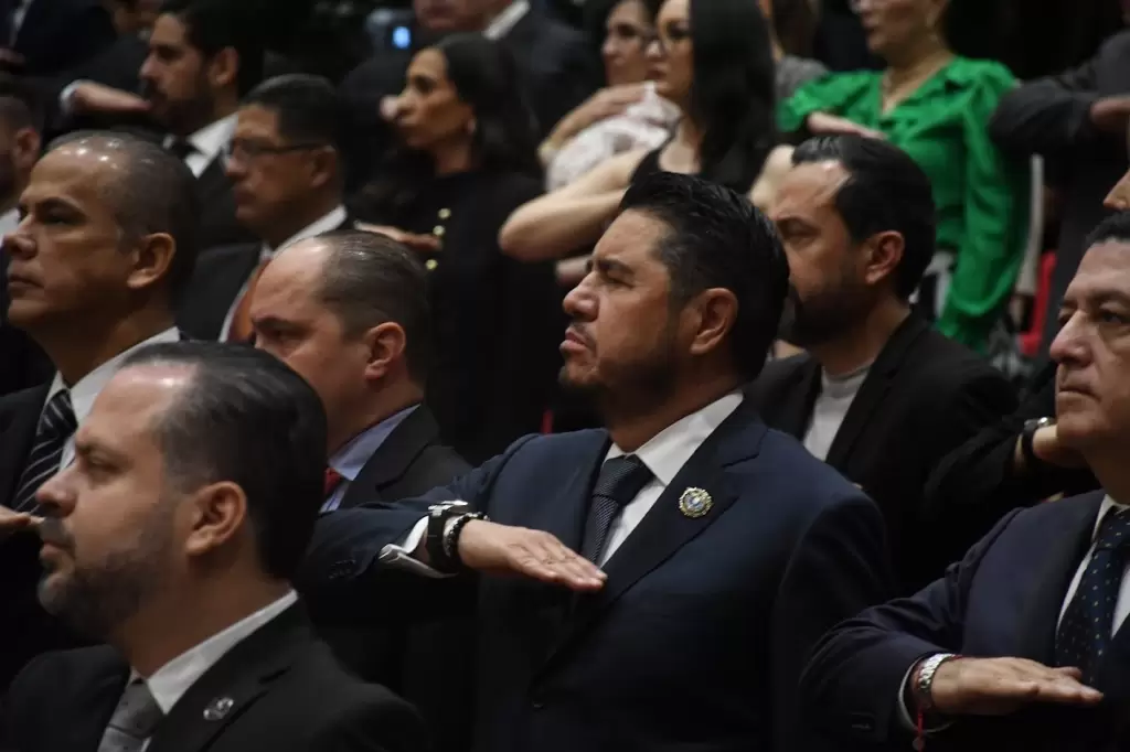 Entre los invitados a la toma de protesta de jueces y magistrados del STJ figuraron el fiscal estatal Manuel Alonso Garcia el secretario de gobierno Antonio Arambula Lopez y el legislador federal