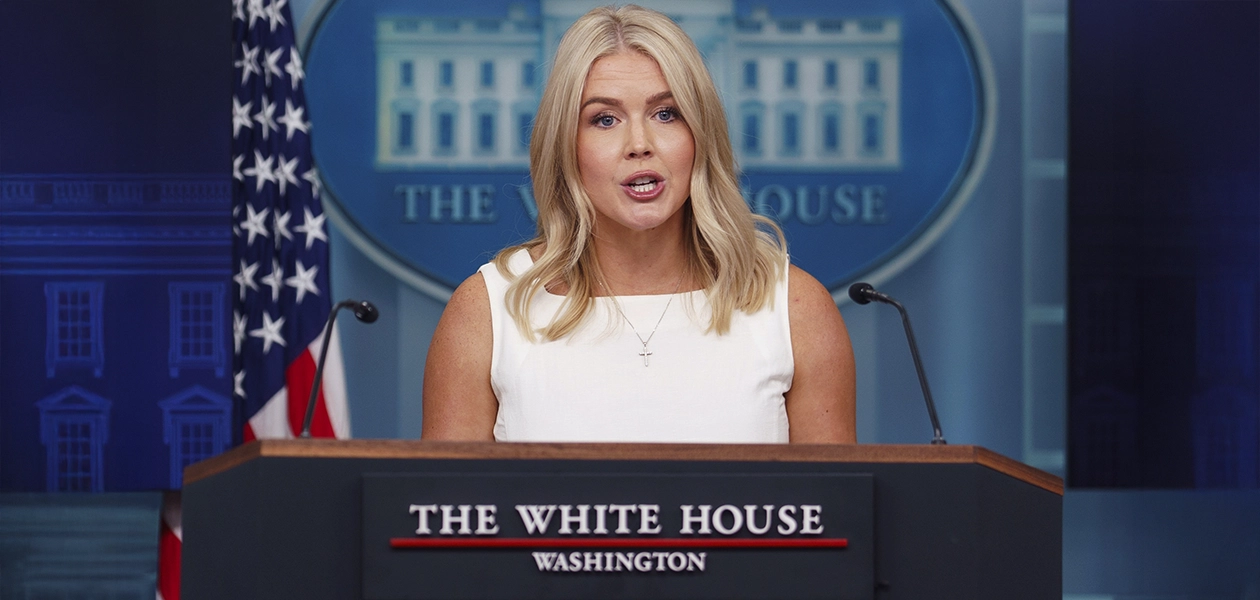 Estados Unidos listo para usar todo su poder contra narcotráfico en Venezuela, señaló Karoline Leavitt, portavoz de la Casa Blanca
