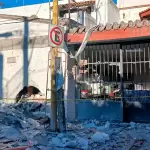 Imágenes de la explosión que destruyó un negocio en Granjas Campestre, y más de 20 casas resultaron dañadas. Foto: JLMNoticias / Especial / Alejandro Barroso.