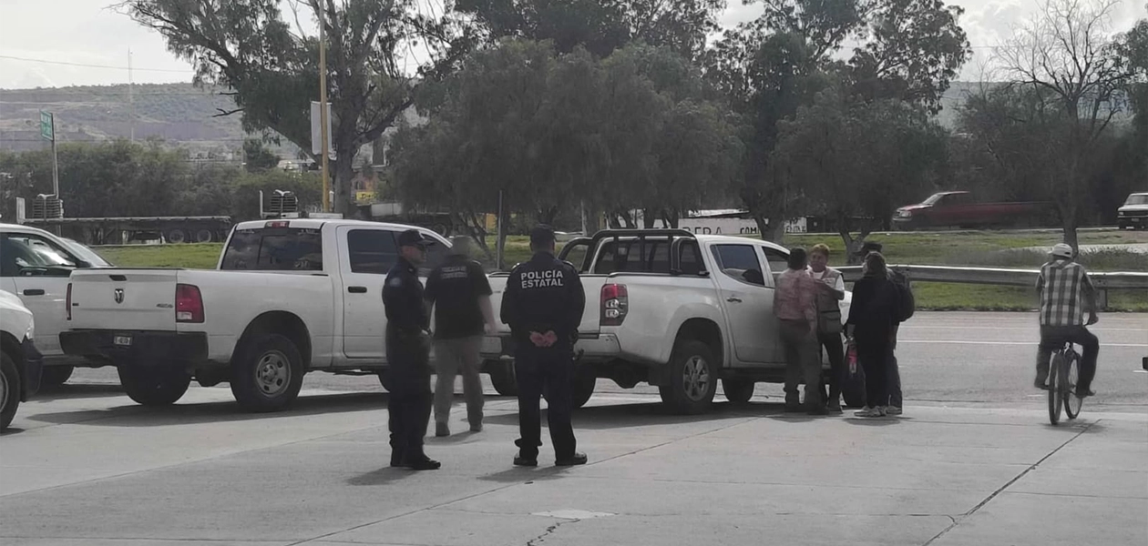 Fiscalía de Zacatecas realiza operativo de búsqueda en narcocampamento de Pabellón de Hidalgo en Aguascalientes.