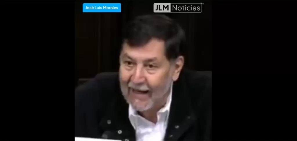 Gerardo Fernandez Norona durante su ultima sesion como presidente del Senado de la Republica. JLMNoticias Captura de pantalla