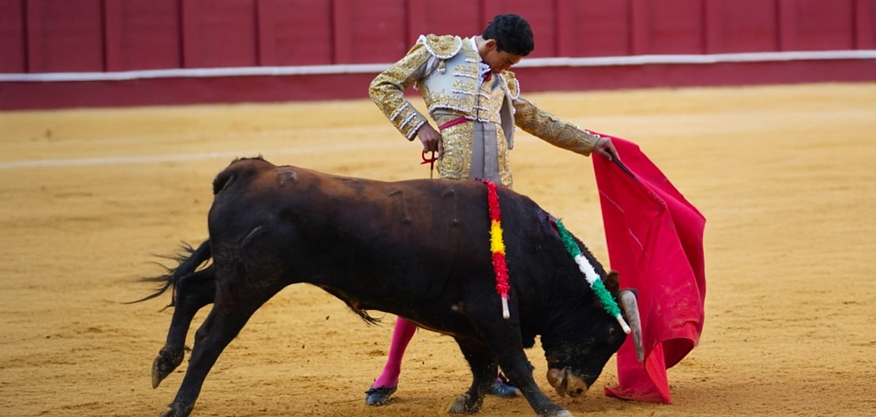 Ignacio Garibay cortó una oreja en su debut en una plaza de importancia como lo es Málaga.