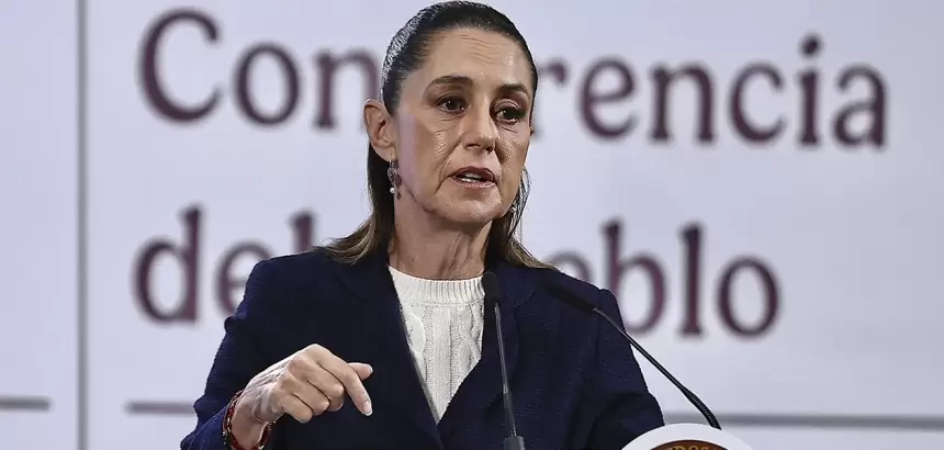 La presidenta, Claudia Sheinbaum, dio su respaldo a la propuesta de recibir en el país a niños huérfanos de Palestina. Foto El Universal