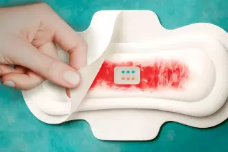 MesntruAI, es la primer toalla femenina inteligente, capaz de detectar sintomas tempranos de cáncer. Imagen generada por A por Lucas Dosnon and Josef Kuster ETH Zurich