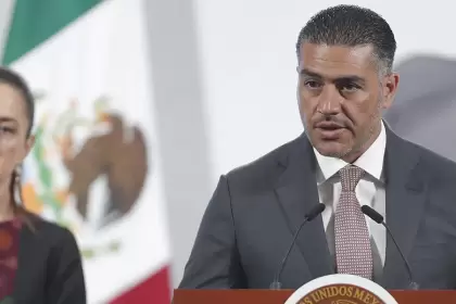 Omar García Harfuch, secretario de Seguridad y Protección Ciudadana, descartó que el Cártel de Sinaloa esté terminado. Foto Agencia EFE