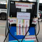 Profeco, con ASEA y Guardia Nacional, clausuró estaciones en seis gasolineras de Aguascalientes. Foto: JLMNoticias / Profeco.
