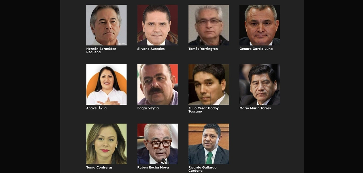 Red de políticos y empresarios mexicanos es destapada por su presunto vínculo con el crimen organizado.