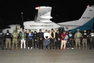 Una célula delictiva ligada al CJNG fue desmantelada mediante 16 cateos en 3 estados, Jalisco, Nayarit y Estado de México. Foto Gobierno Federal