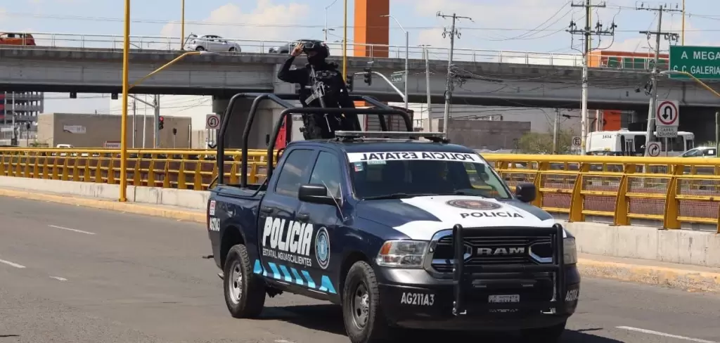 SSPE refuerza seguridad en Aguascalientes con puntos fijos de vigilancia y patrullajes coordinados en los 11 municipios del estado.