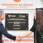 Tere Jiménez supervisa expansión de Tokaikogyo en Aguascalientes con inversión de 100 millones, fortaleciendo el liderazgo automotriz del estado.