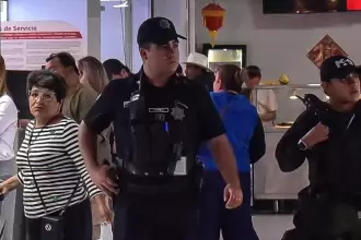 SSPE, Ejército y Guardia Nacional refuerzan vigilancia en la Central de Autobuses de Aguascalientes con monitoreo 24/7 y revisiones del Grupo K9.