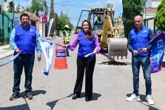 Tere Jiménez inaugura pozo de agua en El Pedernal Primero y arranca obras urbanas en Jesús María con inversión de más de 17 millones de pesos.