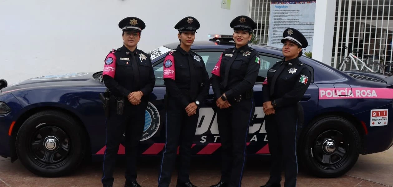 La Policía Rosa de Aguascalientes es referente nacional en la protección de mujeres y menores, con atención sensible, operativos y acciones preventivas.
