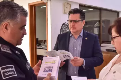 Autoridades y empresarios de Aguascalientes refuerzan acciones contra llamadas de engaño, con campañas preventivas y el apoyo del 089.