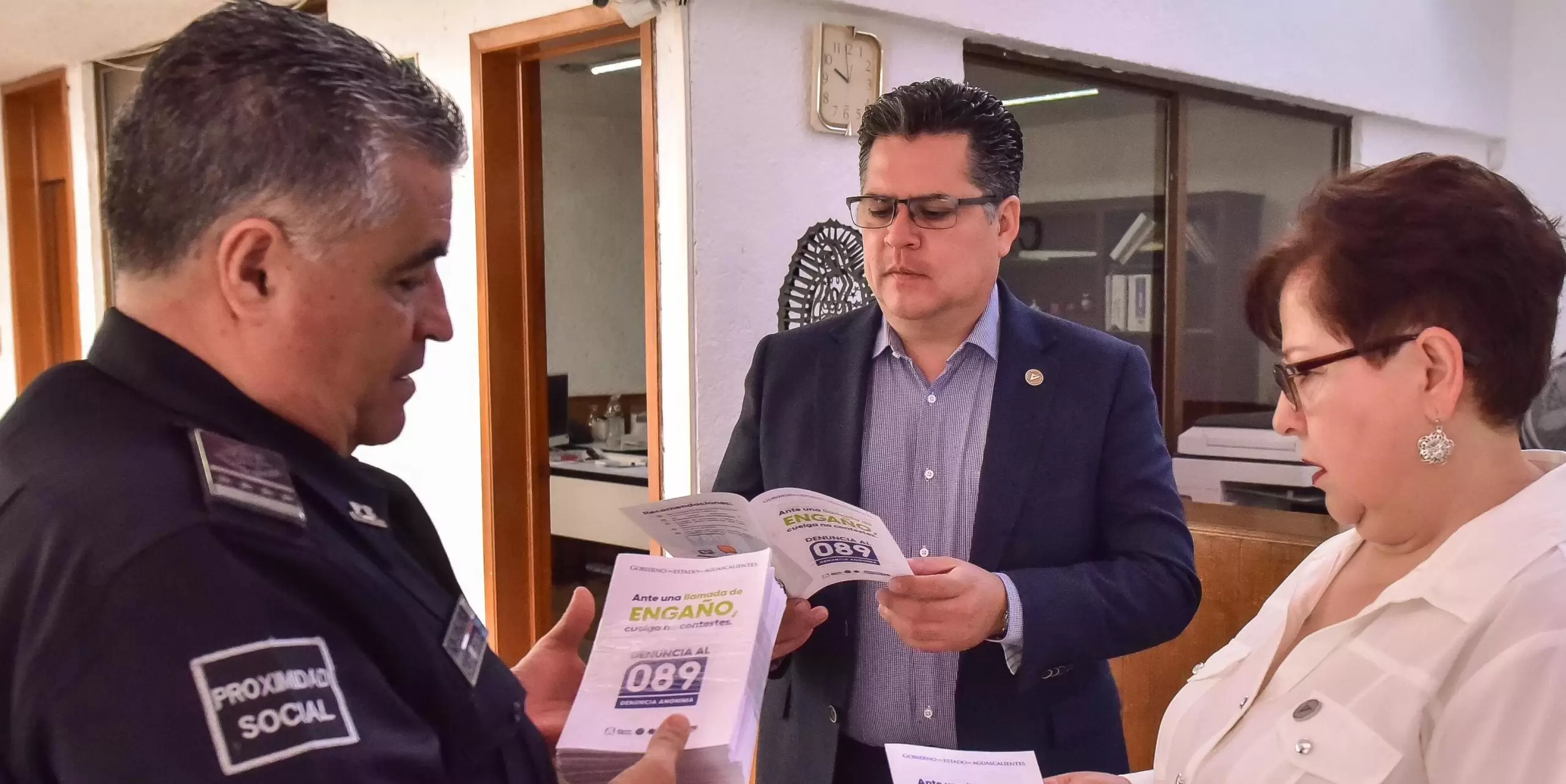 Autoridades y empresarios de Aguascalientes refuerzan acciones contra llamadas de engaño, con campañas preventivas y el apoyo del 089.