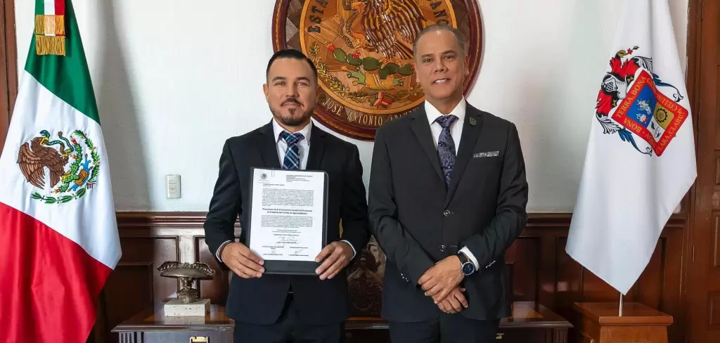 Omar Plesent fue nombrado procurador estatal de Protección al Ambiente en Aguascalientes y se comprometió a un trabajo sustentable y de puertas abiertas.