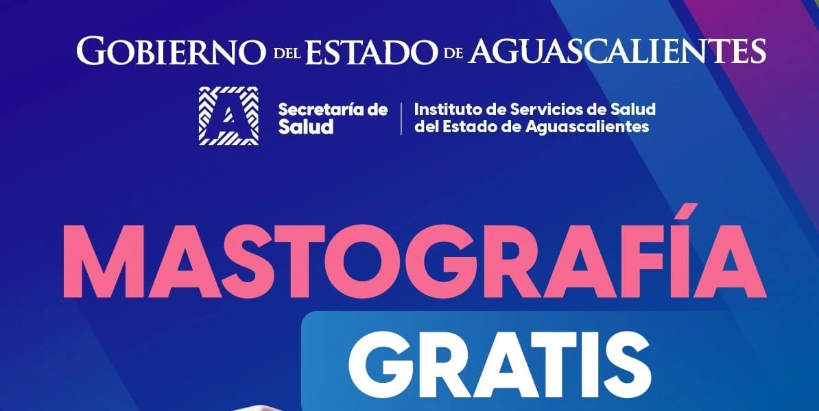 El Seguro Popular Aguascalientes ofrece mastografías y ultrasonidos gratis en San José de Gracia y Pabellón de Arteaga del 25 al 30 de agosto.