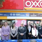 Aguascalientes suma 335 tiendas Oxxo como Puntos Rosas, con botones de alerta y atención inmediata para proteger a mujeres, niñas y niños.
