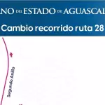 Desde el 24 de agosto, la ruta 28 del transporte público en Aguascalientes ajustará su recorrido en dirección sur-norte para mayor seguridad y eficiencia.