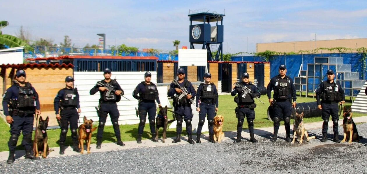El Grupo K9 de la Policía Estatal de Aguascalientes recibe entrenamiento internacional en Texas para fortalecer seguridad y vigilancia en el estado