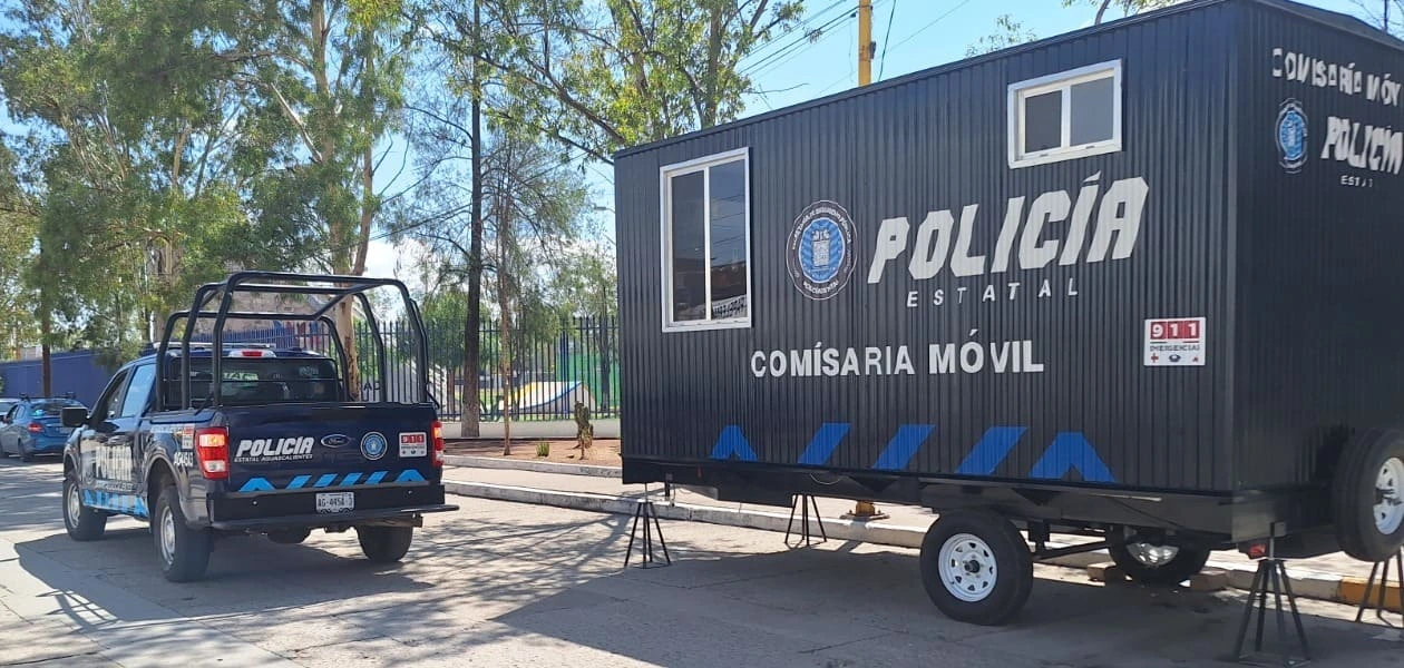 La SSPE instala cuatro Comisarías Móviles en Aguascalientes para reforzar la seguridad y fomentar la colaboración ciudadana.