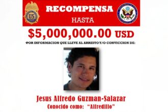 Le ponen precio a la cabeza de Iván Jesús Alfredo Guzmán Salazar: EE.UU. ofrece 10 mdd por hijo del “Chapo”