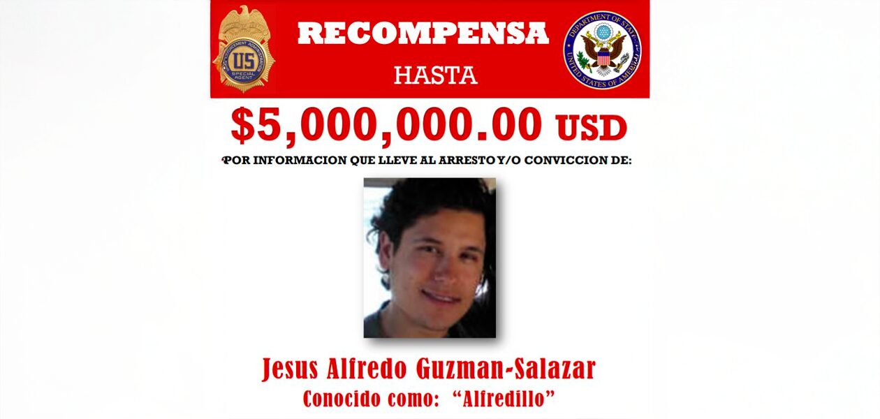 Le ponen precio a la cabeza de Iván Jesús Alfredo Guzmán Salazar: EE.UU. ofrece 10 mdd por hijo del “Chapo”