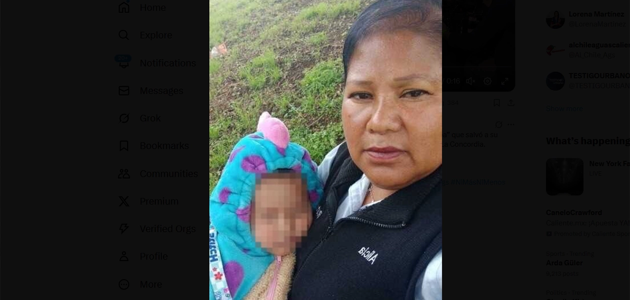 Alicia Matías Teodoro no soportó las severas quemaduras y este viernes, se reportó finalmente su fallecimiento. Foto JLMNoticias captura de pantalla