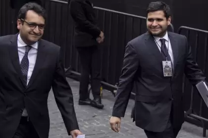 Andy y Gonzalo López Beltrán, obtuvieron tres amparos contra cualquier orden de aprehensión en su contra. Foto: Galo Cañas/Cuartoscuro