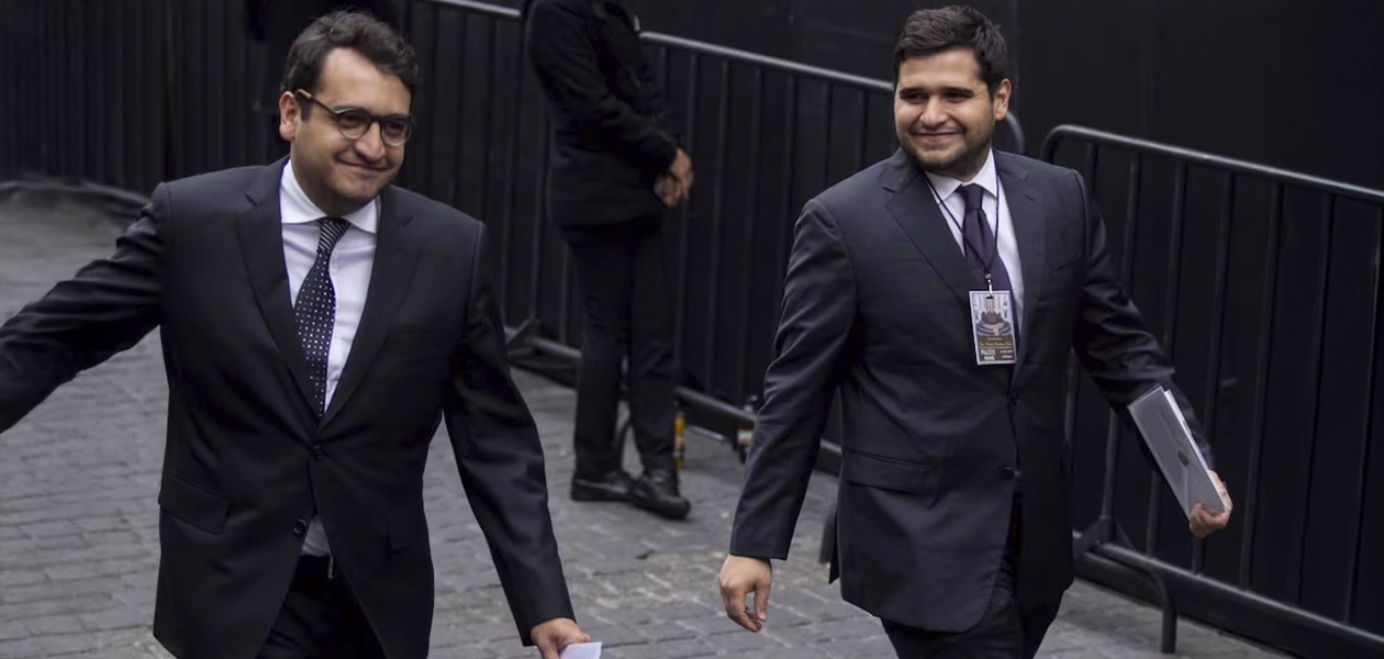 Andy y Gonzalo López Beltrán, obtuvieron tres amparos contra cualquier orden de aprehensión en su contra. Foto: Galo Cañas/Cuartoscuro